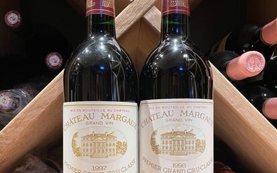 1997 & 1998 Chateau Margaux - Margaux 1er Grand Cru Classé - 2 Bottles (0.75L)