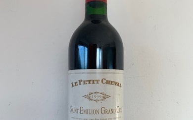 1999 Le Petit Cheval, 2nd wine of Chateau Cheval Blanc - Saint-Émilion - 1 Bottle (0.75L)