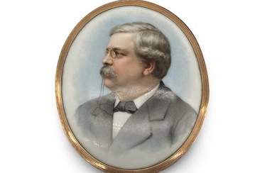 19th C. Miniature Portrait: William Longley