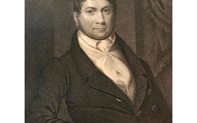 19thc Engraving, William Pinkney, Maryland Senator