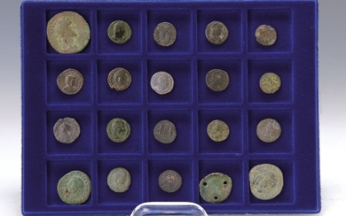 20 roman large coins, Sestertii inter alia,...