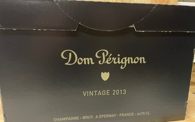 2013 Dom Pérignon - Champagne Brut - 6 Bottles (0.75L)