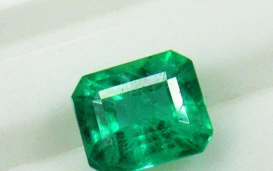 2.24 Ctw Natural Zambian Emerald Octagon Cut