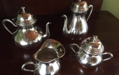 Coffee and tea service - .800 silver - Italy - Late 20th century