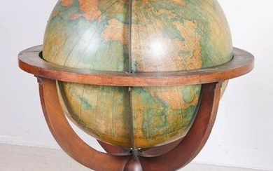 30 inch Terrestrial Globe, W. & A.K. Johnston