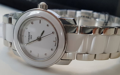 Tissot - Ladies Tissot Cera Ceramic Diamond Watch unworn with low reserve - Women - 2019