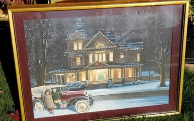 Mom and Us, Christmas of 1925 by Ken Eberts