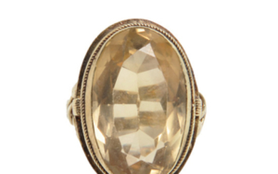 18kt Gold and Citrine Ring