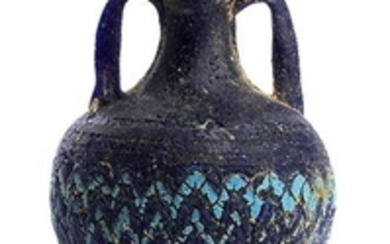 Etruscan core-formed glass Amphoriskos 4th - 2nd century BC; height...