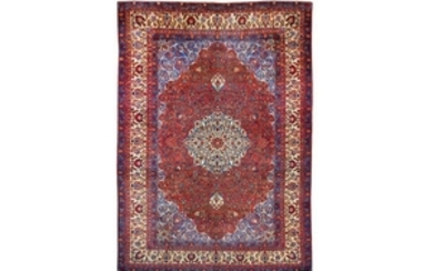 A FINE ISFAHAN CARPET, CENTRAL PERSIA