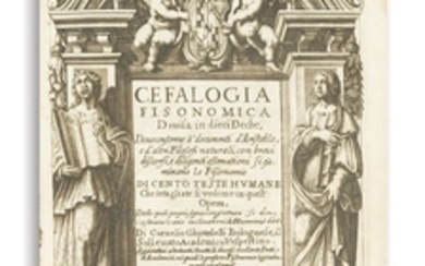 GHIRADELLI, CORNELIO - Compendio della cefalogia fisonomica nella quale si contiene cento sonetti di diversi eccellenti poeti sopra cento teste humane.