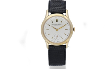 International Watch Company. A 14K Yellow Gold Manual Wind Wristwatch