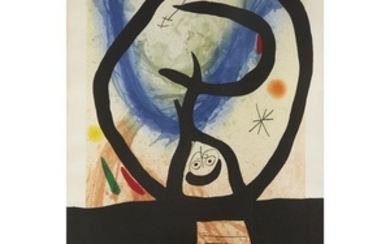 JOAN MIRÓ (spanish, 1893–1983) "LA FRONDE" 1969, signed and...