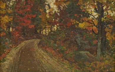 JOHN JOSEPH ENNEKING, (American, 1841-1916), Autumn