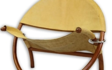 RARE Jorgen Hovelskov Danish Wooden Circle Chair