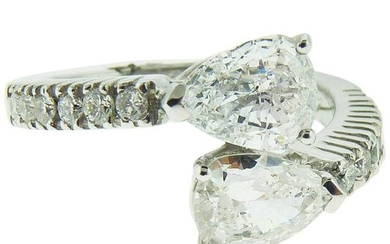 RI1341 Platinum Diamond Ring