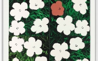 Sturtevant (1926-2014), Four Warhol Flowers