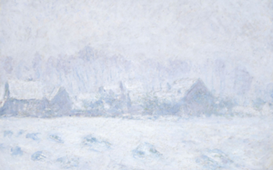 Claude Monet (1840-1926), Effet de neige à Giverny