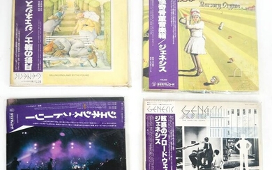 4 Sets of Genesis Japanese Pressings LPs