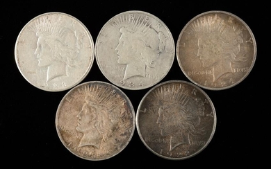5 U.S. Silver Dollars