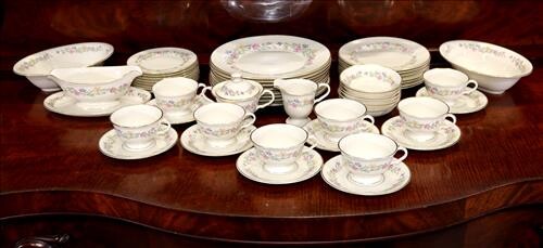 53 pieces of Pickard hand painted china