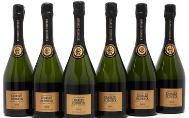 6 bts. Champagne Brut “Millesime”, Charles Heidsieck 2012 A (hf/in). Oc.