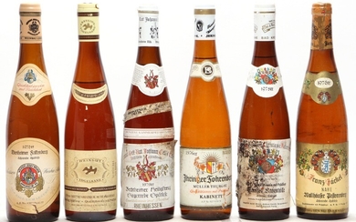 6 bts. Various German Wines