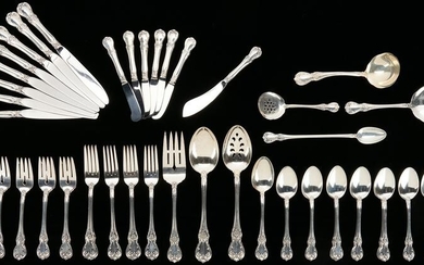 63 Pcs. Towle Old Master Sterling Silver Flatware