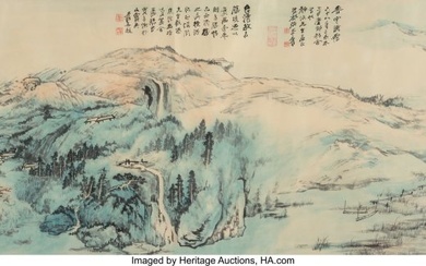 78137: Attributed to Zhang Daqian (Chinese, 1899-1983)