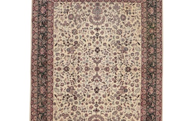 8'11 x 12' Hand-Knotted Sino-Persian Tabriz Style Room Sized Rug
