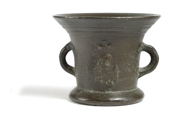 A CHARLES II BRONZE MORTAR ATTRIBUTED TO THE...