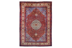 A FINE ISFAHAN CARPET, CENTRAL PERSIA