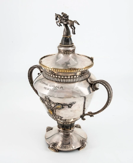 A Fine Silver and Parcel Gilt Presentation Goblet, Austro-Hungary, Early 20th Century