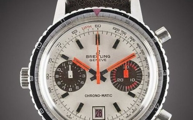 A GENTLEMAN'S STAINLESS STEEL BREITLING CHRONOMATIC