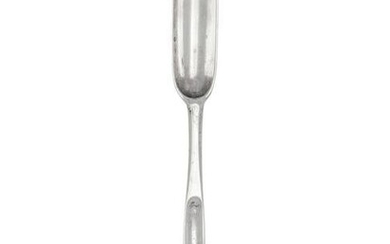 A Georg Jensen Silver Cold Meat Fork