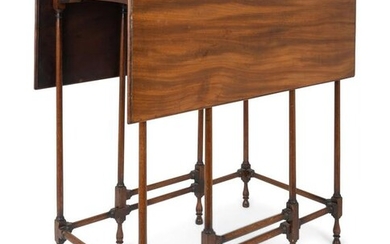 A George III Style Mahogany Spider Gate-Leg Table