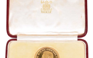 † A George VI 1937 Gold Proof Four Coin Specimen Set, in original presentation case.