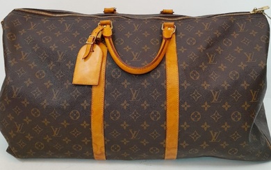 A Large Louis Vuitton Keepall Travel Bag. Monogram LV...