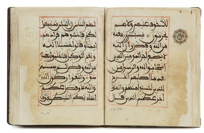 A MAGHRIBI SCRIPT QURAN SECTION, NORTH AFRICA OR
