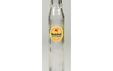 A Mobiloil "Artic Special S.A.E. 30" Glass Bottle