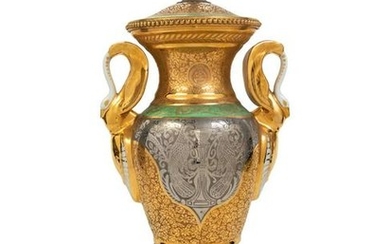 A Paris Style Porcelain Urn