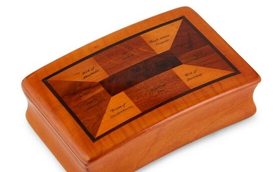 A SCOTTISH SYCAMORE SNUFF BOX BY DANIEL CRAIG