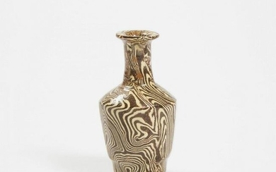 A Small Cizhou Marbled Vase, Song Dynasty or Later