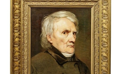 A South German portrait of an elderly man, mid-19th