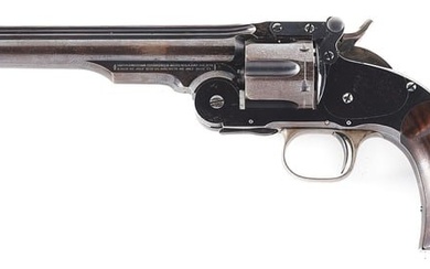 (A) VERY FINE MARTIALLY MARKED SMITH & WESSON SECOND MODEL NO. 3 SCHOFIELD SINGLE ACTION REVOLVER.
