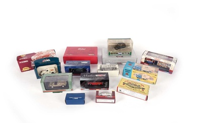 A collection of Corgi diecast model vehicles