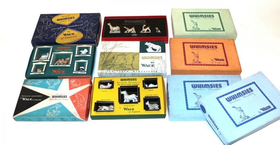 A collection of Wade Whimsies boxed sets comprising two number...