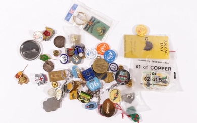 A collection of badges