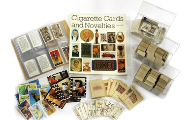 A large quantity of cigarette and trade cards
