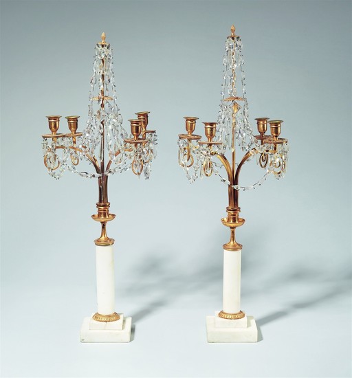 A pair of Berlin Neoclassical candelabra